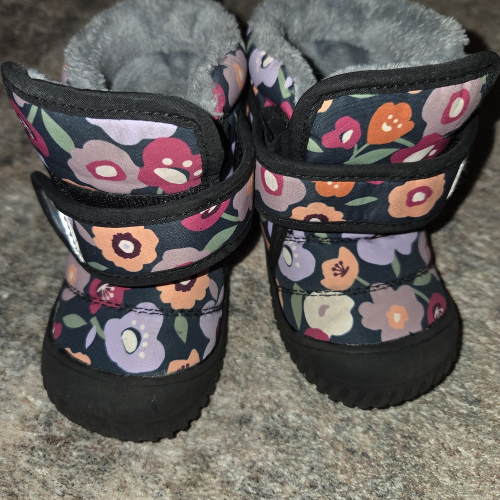 Jan & Jul Toddler Floral Winter Boots